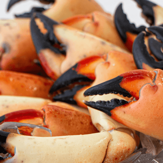 Steamed Stone Crab Claws with Melted Butter